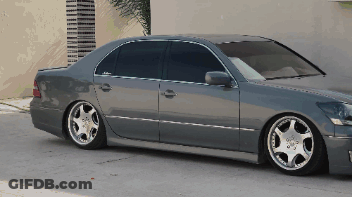 Gray Car Parked GIF