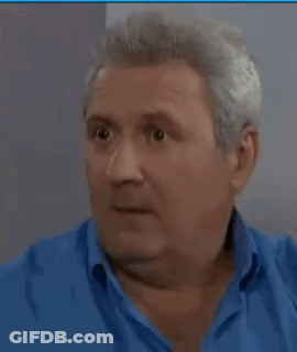 Gray Haired Man In Blue Shirt GIF