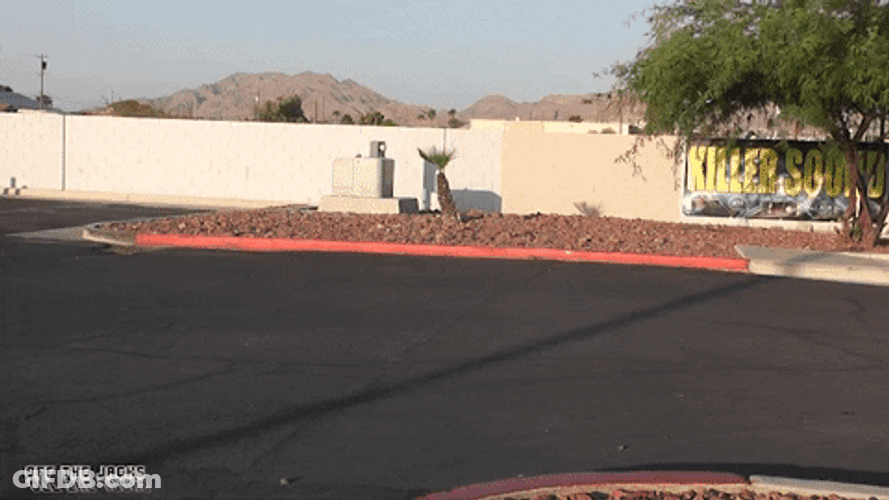 Gray Lowrider Car GIF