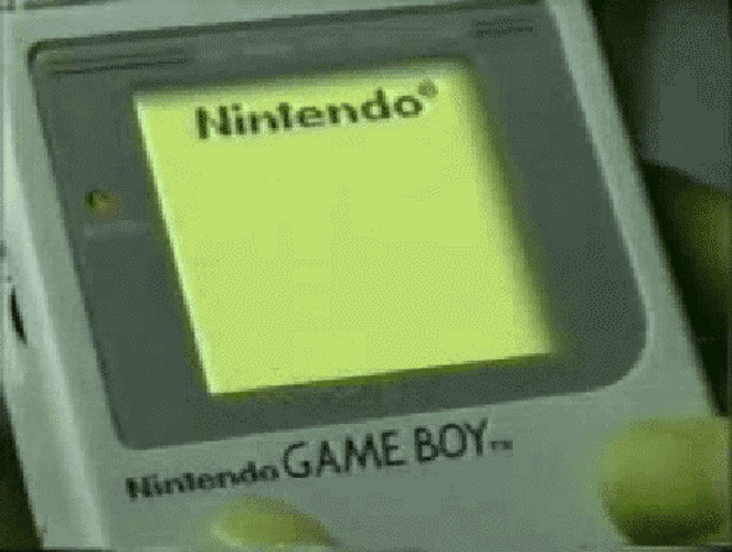 Gray Nintendo Game Boy GIF
