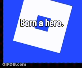 Gray Square With Blue Square On Blue Background GIF