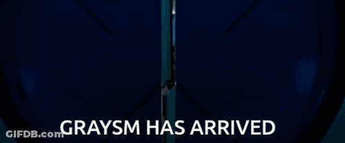 Graysm Has Arrived Advertisement Bald Man GIF