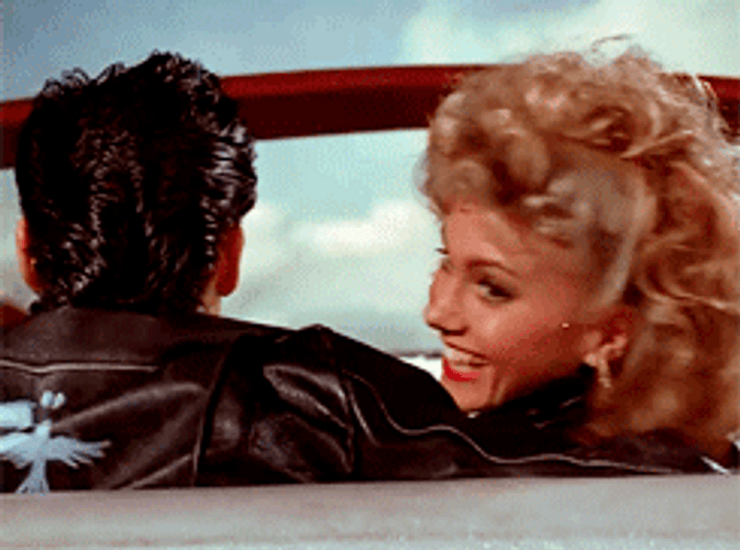 Grease Danny And Sandy Car GIF