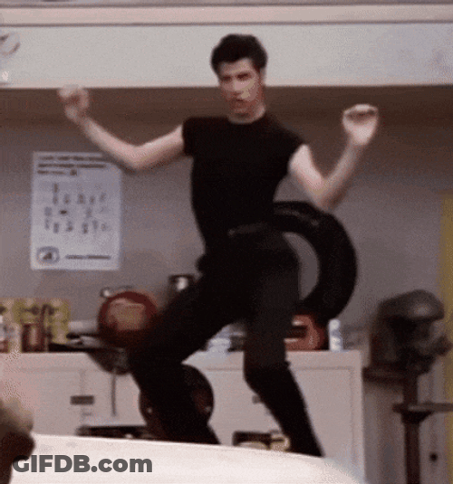 Grease Danny Zuko GIF