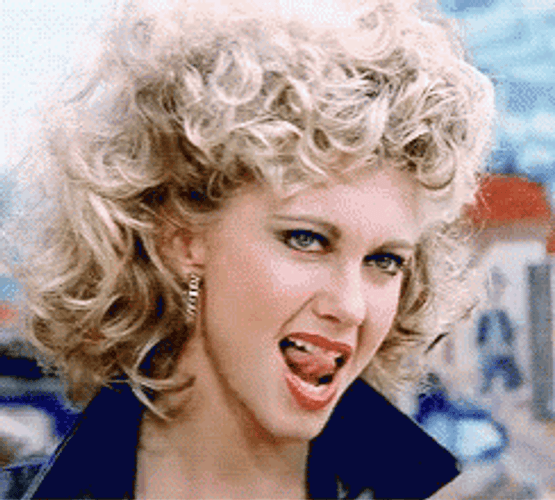 Grease Tongue Licking GIF