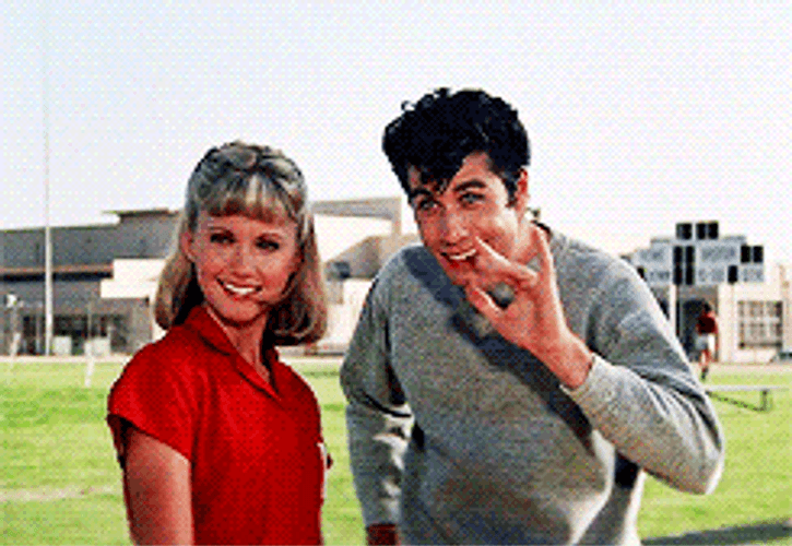Grease Young Danny And Sandy GIF