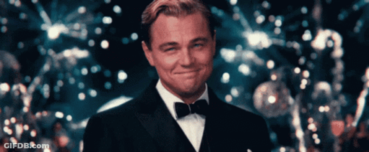 Great Gatsby Leonardo DiCaprio Cereals GIF