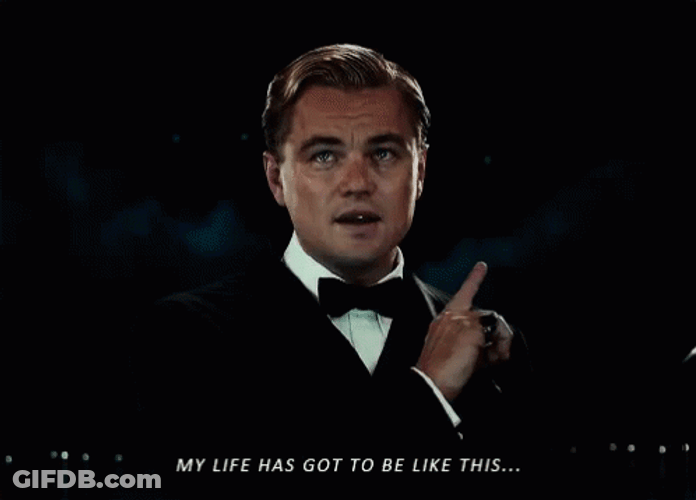 Great Gatsby Leonardo DiCaprio Pointing GIF