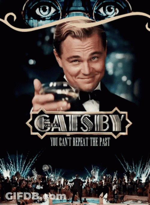 Great Gatsby Leonardo DiCaprio Poster GIF