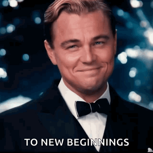 Great Gatsby Leonardo DiCaprio To New Beginnings GIF