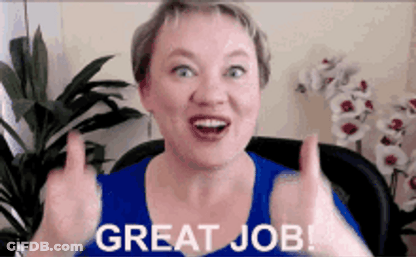 Great Job Alina Vincent GIF