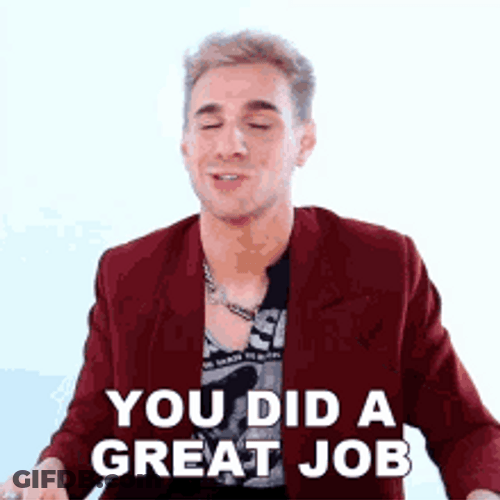 Great Job Brad Mondo GIF