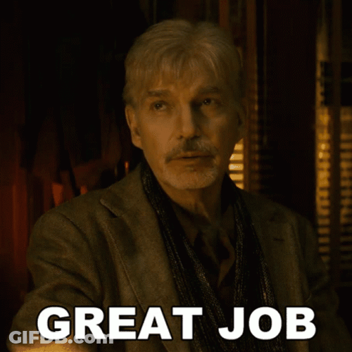 Great Job Goliath Billy GIF