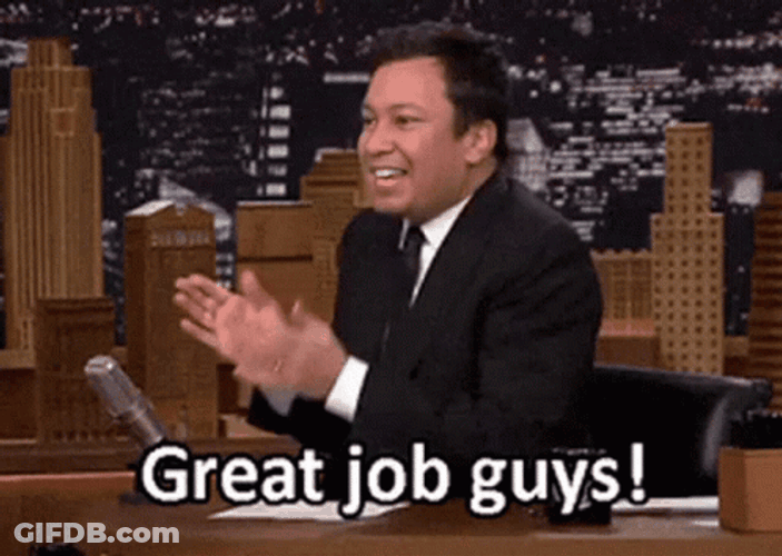 Great Job Guys Jimmy Fallon GIF