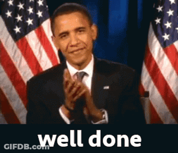 Great Job Meme Barack Obama Clapping GIF