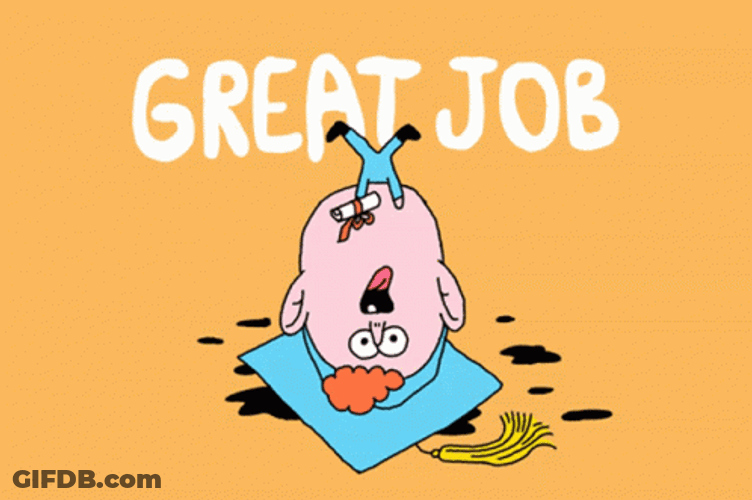 Great Job Meme Upside Down Happy Baby GIF