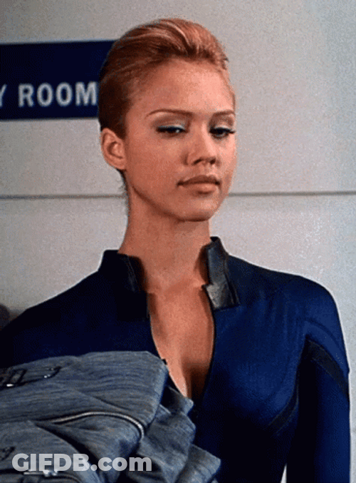 Great Minds Think Alike Jessica Alba GIF
