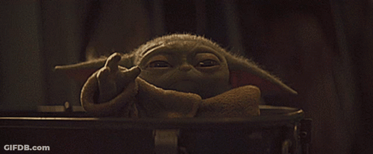 Great Minds Think Alike Yoda Mind Reading GIF