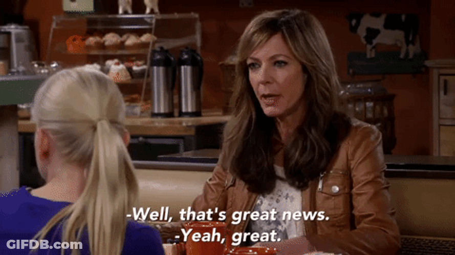 Great News Bonnie Plunkett GIF