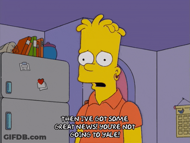 Great News Grown Up Bart Simpson GIF