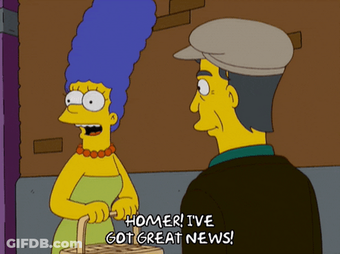 Great News Marge Simpson GIF
