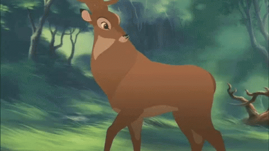 Great Prince Watching Bambi GIF