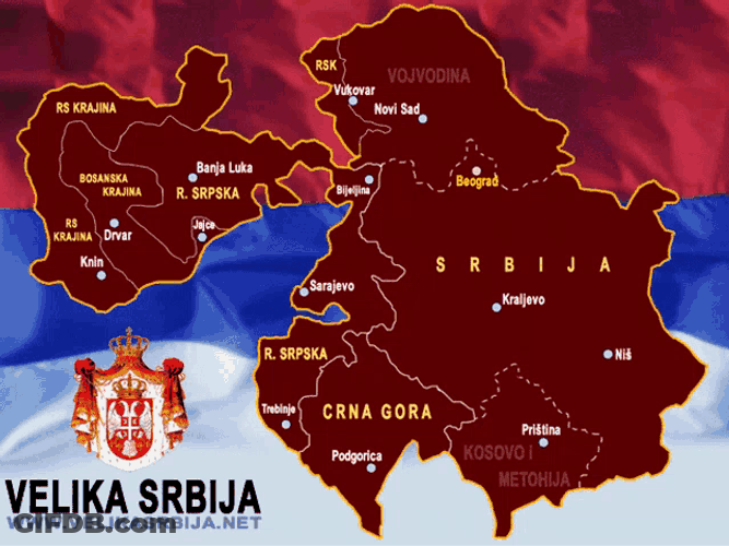 Greater Serbia Sjajna Srbija GIF