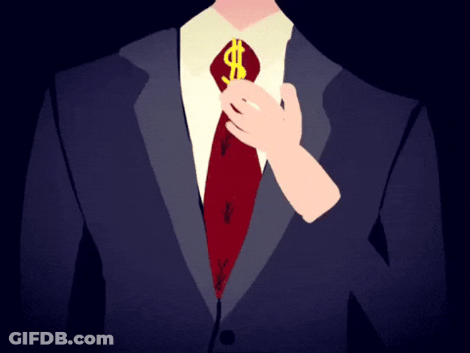 Greedy Boy Scratching Money Tie Ants Crawl GIF