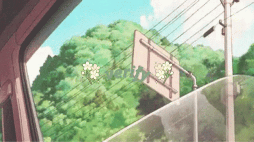 Green Aesthetic Anime Ride Verify GIF