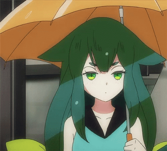 Green Aesthetic Blush Utsutsu Miya GIF