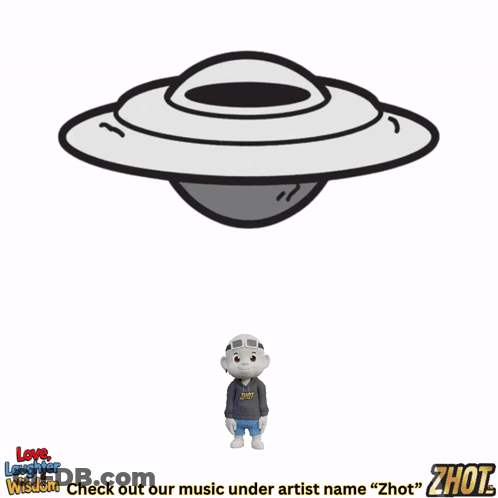 Green Alien Holding Gun Saying Fexute Dixitry GIF