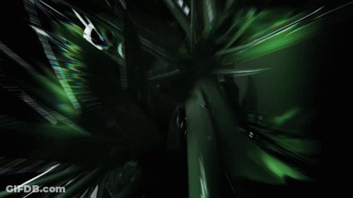 Green And Black Background With Lines GIF