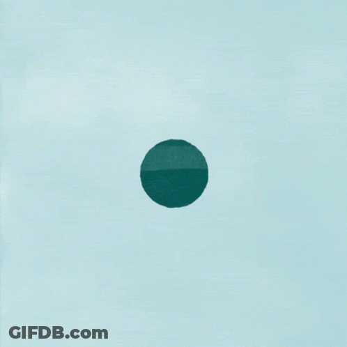 Green And White Swirl With Circle GIF