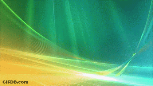 Green And Yellow Background With Waves And Lines GIF