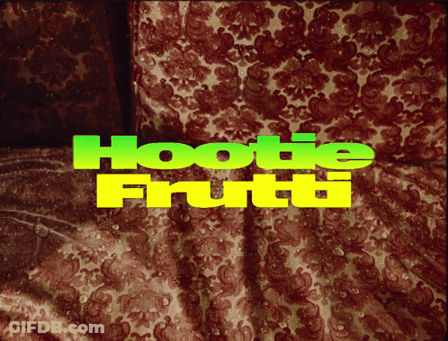 Green And Yellow Hootie Fruiti Logo GIF