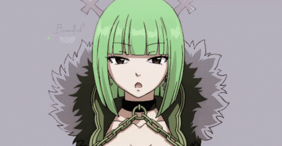 Green Anime Fairy Tail Brandish GIF