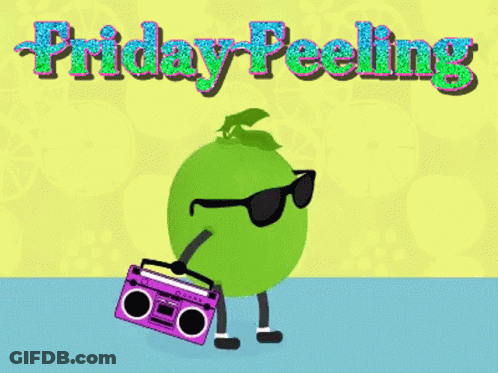 Green Apple Sunglasses Boombox Friday Feeling GIF