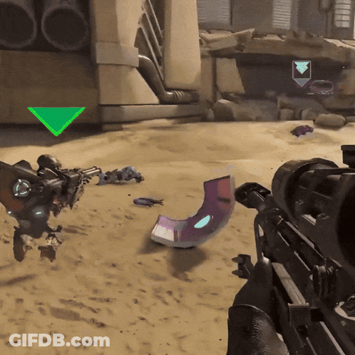 Green Arrow Pointing Left Video Game GIF