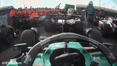 Green Aston Martin Race Car GIF
