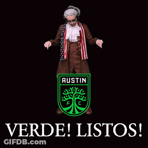 Green Austin FC Logo With Tree GIF