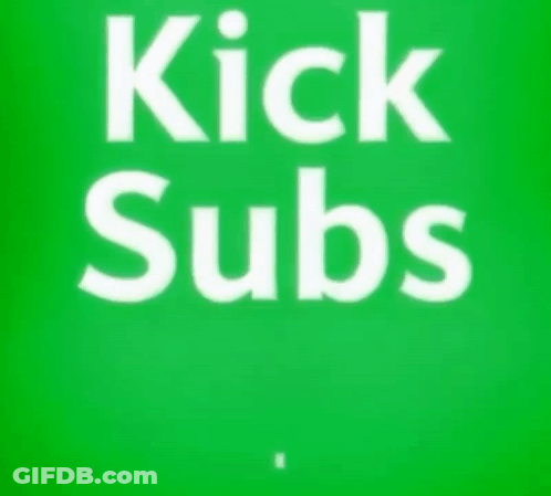 Green Background Kick Subs € 3 GIF