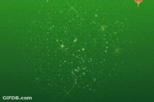 Green Background Lanterns Selamat Hari Raya Aidilfitri GIF