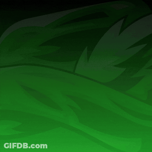 Green Background With Dispose Empire GIF