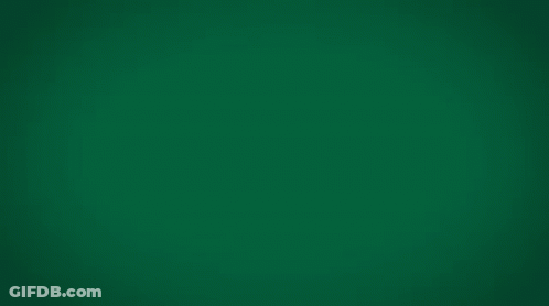 Green Background With Laurel Wreath And Letter H GIF