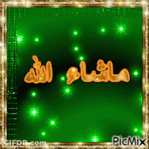 Green Background With Picmix GIF