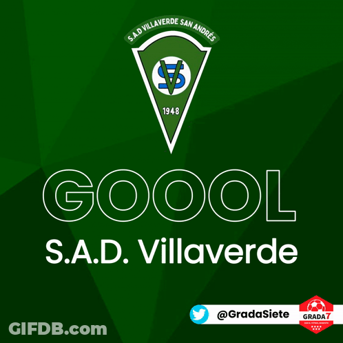 Green Background With Word Goool GIF
