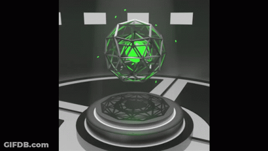 Green Ball Perfect Loop GIF