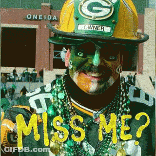 Green Bay Packers Advertisement Vs Chicago Bears GIF