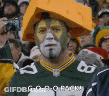 Green Bay Packers Fan Saying Go Pack GIF