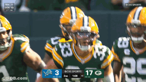 Green Bay Packers Football Game On CBS Sports GIF